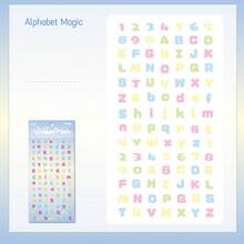 1张带环氧树脂涂层的贴纸，月光童话跨境剪贴簿贴纸，儿童贴纸，DIY剪贴簿用品 - 彩色 - 查看 13