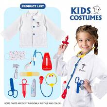 48pcs Kids' Cash Register Toy Set - Pharmacy Clinic Counter, Includes Toy Stethoscope, Play Money, Thermometer, Credit Cards, And Medical Tools. Doctor's Uniform,Perfect For Boys And Girls To Role-Play As Pharmacists And Cashiers. Top Choice For Birthday Gifts And Playtime. - Multicolor - View 13