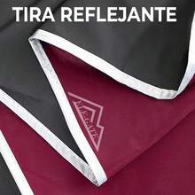 Capa Impermeable con Ventana Transparente - Burdeos - Ver 7