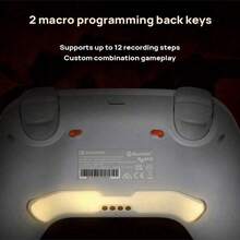 GAMESIR وحدة تحكم ألعاب متعددة المنصات N2 Lite مع تبديل ثلاثي الأوضاع للألعاب على الأجهزة المنزلية والكمبيوتر الشخصي والهواتف المحمولة، وأزرار ميكانيكية بدون زمن انتقال، وعصا تحكم بتأثير هول، ووقت استجابة عالي يبلغ 1000 هرتز.