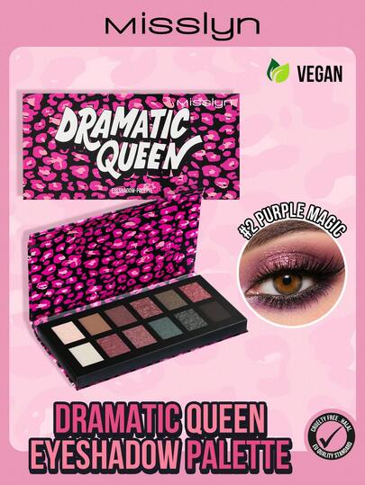  MISSLYN Seductive Queen Eyeshadow Palette, 12 Color Eyeshadow Palette, Brown Tone Eyeshadow Palette, Seductive Eyeshadow Palette, Eyeshadow Palette, Christmas, Brand Makeup, Facial Makeup, Suitable For Women And Girls, Winter Essential, Y2K Style, Fashion Versatile, Birthday Gift, Best Gift, Valentine's Day Gift, Party Essential, New Year Gift, Best Color Combination, Cruelty-Free And Vegan