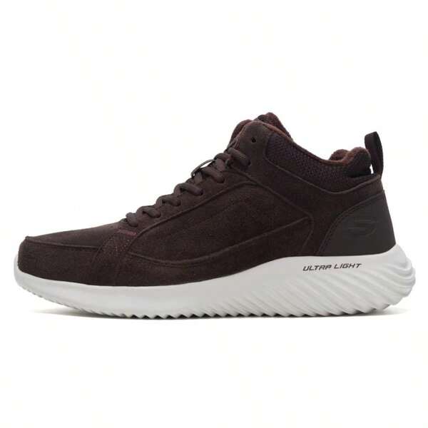 Skechers Zapatos casuales cómodos para hombres, zapatos para senderismo, zapatos para caminar, con forro térmico, transpirables, suaves, para uso diario, con amortiguación de impactos, duraderos, ligeros zapatos deportivos