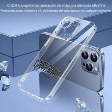 Carcasa transparente de teléfono móvil de moda Cubierta de teléfono transparente para iPhone con diseño de Carlsbad California en color gris claro ideal para uso diario y protección elegante Para teléfonos Galaxy de Apple - transparente - Ver 3