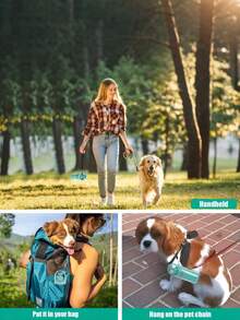 Portable No Touch Poop Scooper,Dog Pooper Scooper,Dog/Cat Walker Waste Picker,2 In 1 Dog Waste Pick-Up Claw,With Holder & Claw Clip,Leak-Proof Waste Storage Container,Bag Dispenser,Leash Attachable,For Outdoor Use All Year Round,Small Medium Large Dogs,Cat.For Walking, Dog Park, Trips, Hiking, Shopping Or Outdoor Activities.Christmas Gifts, Gifts For Women, Thanksgiving Gifts - 彩色 - 查看 5