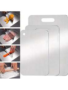 Premium Titanium Steel Double-Sided Cutting Board - For Kitchen And Catering - Multicolor - View 9