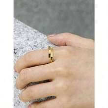 Trust God Christian Rings For Women Engraved Faith Jesus Rings Stainless Steel Adjustable Open Statement Ring Promise God Purity Ring Jewelry Gift - 預設 - 查看 4