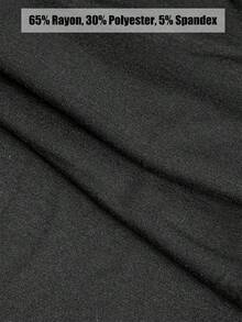 Maternity Pants Over The Belly Flowy Wide Leg Yoga Dress Work Pregnancy Pants Stretchy Lounge Wide Leg Trousers With Pockets - 黑色 - 查看 6