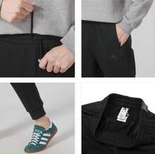 Adidas Thermal Lined Ankle Cuff Men's Sweatpants - Black - View 5