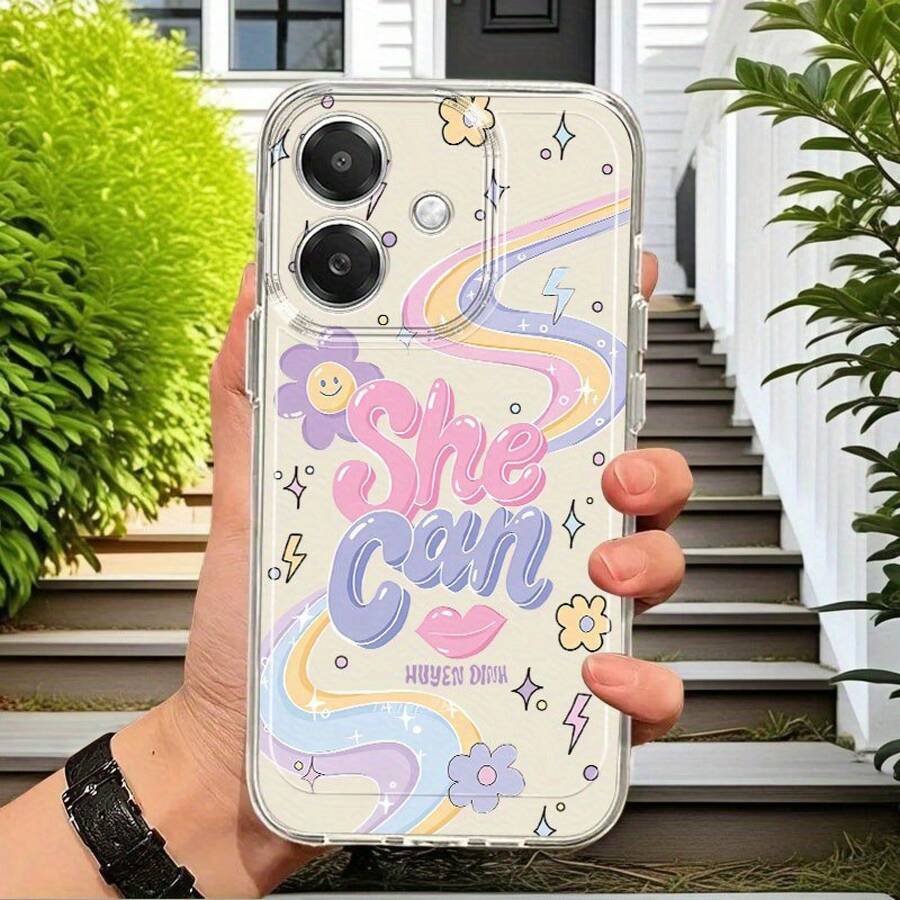 Funda de Teléfono Personalizada con Patrón para Oppo A3 A3 Pro A3X A16 A17K A18 A38 A40 A55 A57 A57S A58 A60 A76 A77S A78 A79 A80 5G A95 A98 Reno 5 8T 10 11 Pro 12 13F Funda de Teléfono Transparente a Prueba de Golpes de Cobertura Completa TPU Funda Protectora Simple de Moda a Prueba de Golpes Carcasa Suave Patrón 7Z208669 - Colores mixtos - Ver 1
