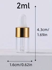 5/10pcs 1/2/3/5mlEssential Oil Glass Dropper Empty Bottle Frosted Sample Vial With Glass Pipette Dropper For Eye Dropper Essential Oil Bottle, Perfume Aromatherapy Cosmetic Container,Glass Essential Oil Dropper Bottles, Empty Clear Glass Liquid Vials With Glass Eye Dropper