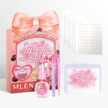 MLEN DIARY 双眼皮贴，隐形提拉眼皮贴，适用于单眼皮、下垂眼皮，带工具（144P-27 * 4mm），价格实惠，情人节礼物，平价好物，旅行必备，房间装饰，情人节礼物，便宜货，房间用品，1美元商品，度假必备，女士礼物，卧室用品，情人节，99美分 - 100個(27*4毫米) - 查看 1