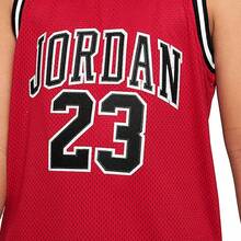 Nike Teen Boy Round Neck Letter Graphic Casual Breathable Jordan Sports Tank Top, Versatile For Summer