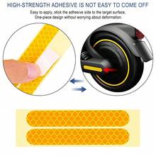 Wodoodporne naklejki ostrzegawcze na hulajnogę elektryczną Segway Ninebot Max G2 Kickscooter Odblaskowe naklejki ostrzegawcze na noc