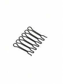 10pcs Invisible Styling Comb, Mini Bangs Holder Styling Tool, U-Shaped Hair Clips, Hair Accessories, Split-End Styling Decorative Hair Clips, Nape Invisible Bangs Fixing Inserted Comb (Black, 1-10pcs, Default Small Size), Hair Styling Set, Hair Styling Tool Set - Multicolor - View 16