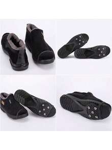 1双（2只）通用防滑冰爪，雪地防滑冰爪 - 冬季户外防滑鞋套，带5齿冰爪 - 适用于雪地行走、冰攀、徒步旅行，男女通用 - 彩色 - 查看 7