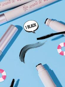 MISSLYN 防水睫毛膏，防汗，浓密纤长，持久显色，浓黑睫毛膏，防水防晕染，浓密卷翘，纯素无动物实验，适合女性和女孩，冬季必备，Y2K风格，生日礼物，最佳礼物，情人节礼物，派对必备，新年礼物，最佳颜色