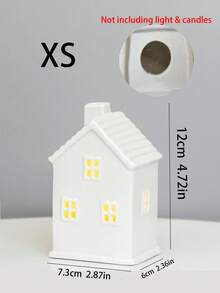 1 đồ trang trí nhà bằng gốm sứ lãng mạn cho dịp Giáng sinh, điểm nhấn cho ngôi nhà, thích hợp cho phòng khách, khách sạn và nhà nghỉ dưỡng - Nhiều màu - Xem 8