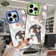 パターンカラーシルバー携帯電話ケース 17/16/15/14/13/12 Pro 16 Plus に適しています。携帯電話保護カバーは S22/S23/S24/S25 PLUS/ULTRA/S23FE に適しています。男性と女性に適しています。シンプルな個性、落下防止保護、ギフトに最適です。 - 銀 - チェックする 3