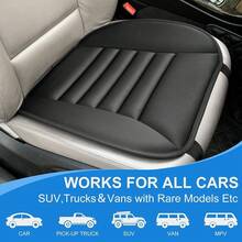 Cojín de Asiento de Coche con Almohada de Soporte para la Espalda, Diseño de Espuma de Memoria de 1.2'' de Grosor para Alivio del Dolor, para Conductor y Uso en Oficina - Comodidad Lumbar Ergonómica para Sentarse por Largas Períodos - Cojín para asiento de coche - Ver 8