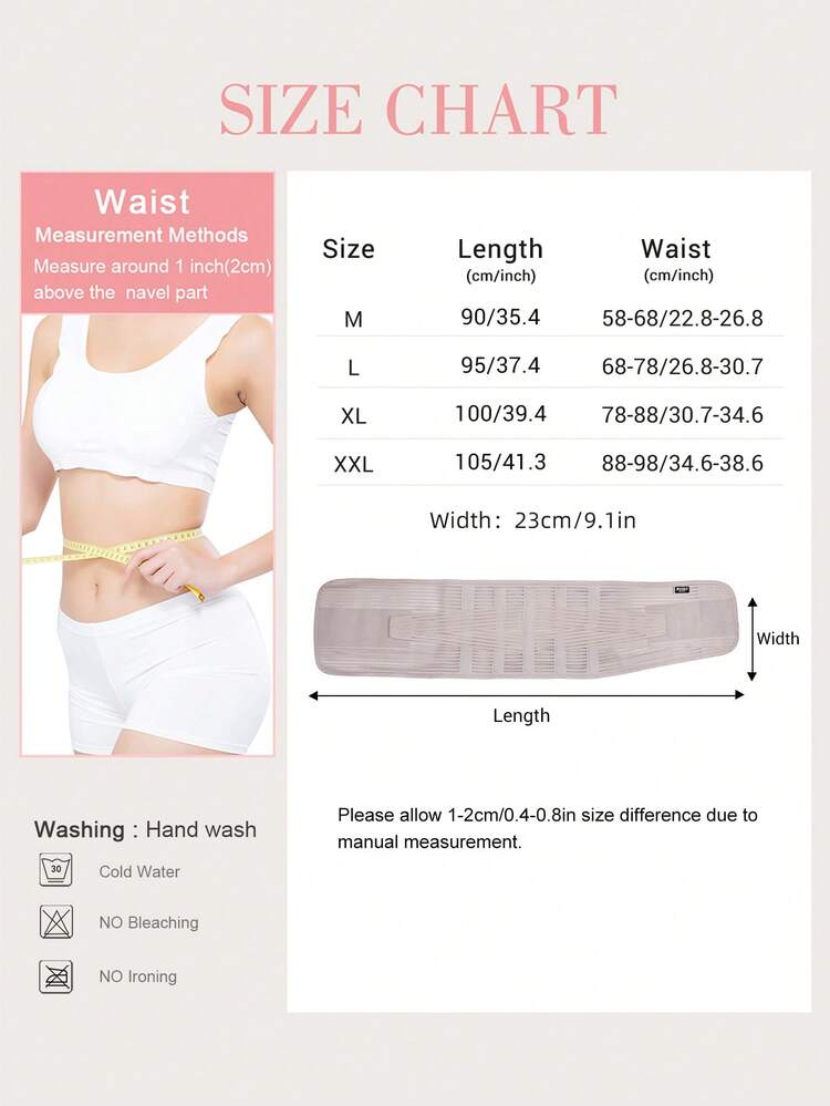 VBOSI Unisex Lower Back Support Belt, Suitable For Daily Wear And Running, For Both Men And Women