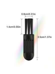 1pc Stainless Steel Nose Hair Trimmer - Manual Low Allergenic Ear & Nose Hair Trimmer, Battery-Free, Washable, Compact Round Blade Design, Precise Trimming, Smooth Metal Surface, Durable, Unisex, Perfect For Nose Hair Grooming - Silver - View 10