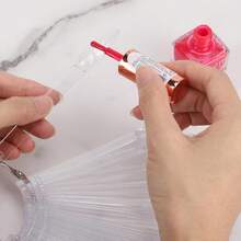 200 Pcs Clear Nail Swatch Sample Sticks With Ring And Number Stickers, Plastic Nail Swatches For Polish Color Display - 預設 - 查看 4