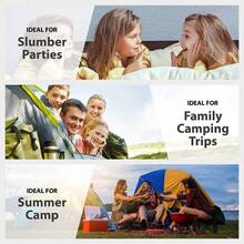 Sleeping BagsREVALCAMP Saco de Dormir para Uso en Interiores y Exteriores. Ideal para niños niñas Adolescentes y Adultos. Las Bolsas ultraligeras y compactas Son perfectas para Senderismo mochileros y CampingSleeping Bags - Violeta - Ver 4