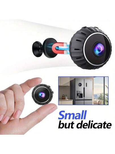 1pc Small 1080p Spy Camera, 2.4G Wireless WiFi Hidden Full HD Home/Office Security. view 9