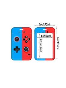 1pc ABS Game Controller Shaped Fashionable Keychain Pendant, Bag Charm, ID/Card Holder, Suitable For Gifts And Daily Use - Multicolor - View 5
