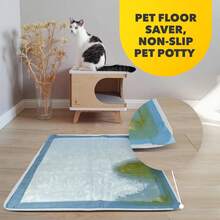 Soporte para almohadillas para orinar de perro, sin derrames, para perros, compatible con la mayoría de almohadillas de entrenamiento, fácil de limpiar y almacenar (1 paquete, gris) - 1 - Ver 6