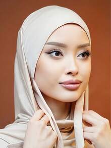 1 Balaclava feminina de cor sólida com cordão, acessório versátil com 3 formas de usar, faixa larga elástica respirável, absorvente de suor e antiderrapante, ideal para o dia a dia, esportes, ioga, fitness e moda. - A - Ver 9