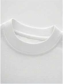 Cartoon Girl Lying On Bed Print Mens Short Sleeve Casual Sport-Shirt Holiday - White - View 5