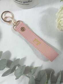 1 Stück personalisierter großer Ring Schlüsselanhänger - Individualisierte Schlüsselanhänger - Handschlaufen Schlüsselanhänger - Taschendekoration - Autohaken - Geschenke für sie - Mode Schlüsselanhänger - Weihnachtsgeschenke, nur Schriftzeichen, Sonderzeichen können nicht individualisiert werden, Multifunktional, Dekorativ, Wiederverwendbar, Exquisit, Stilvoll, Hochwertig, Farbig, Modern, Individuell, Personalisiert, Einzigartig, Wohndekoration, Wohndekoration, Warme Atmosphäre, Herbstliche Wohnungsauffrischung, Wohnharmonie