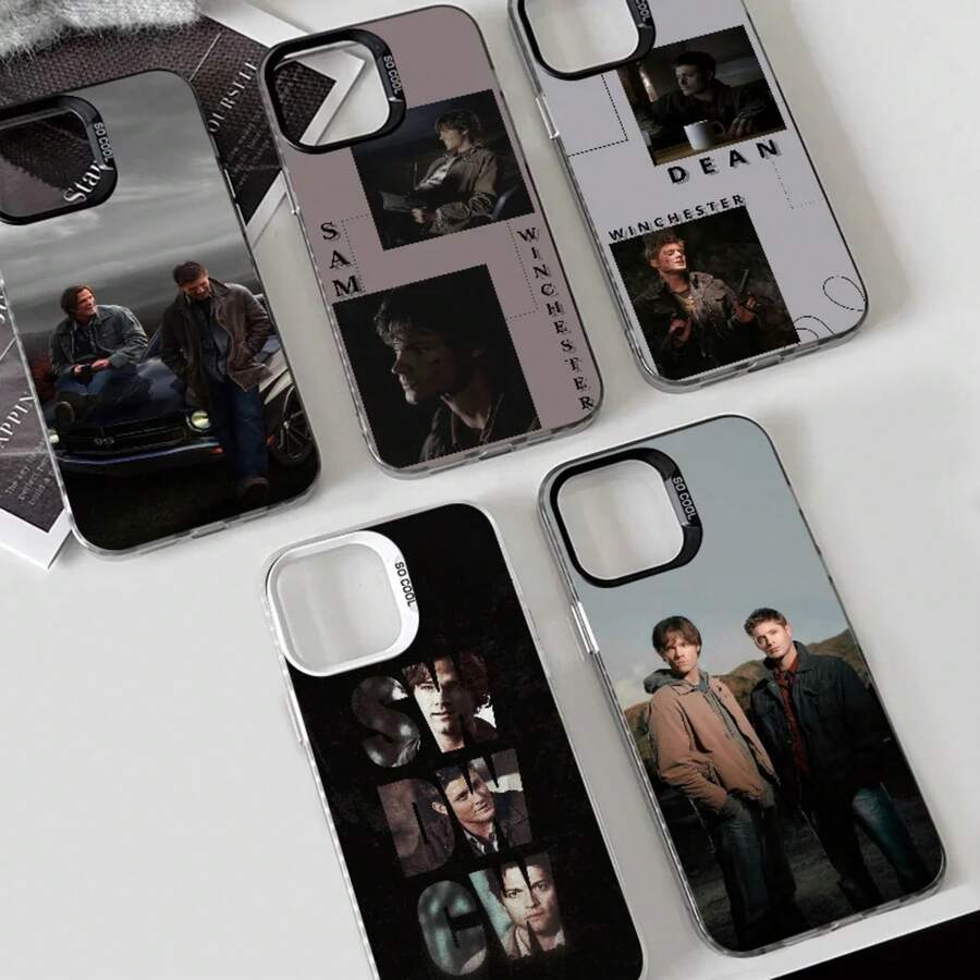 Funda de Teléfono Spn Dean y Sam, Ultra-Natural 17, 16, 15, 14, 13, 12, 11 Pro Max, Plus, Air, Funda de Color de 1 Pieza - z10 - Ver 1