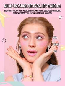 MISSLYN - Tỏa sáng rực rỡ! Thỏi trang điểm đa năng, Thỏi trang điểm dạng kem đa năng, Lên màu chuẩn, Dễ tán, Tạo lớp trang điểm nhẹ nhàng, Phù hợp với tông màu từ sáng đến trung bình, Thương hiệu trang điểm, Mỹ phẩm vẽ mặt, Phù hợp cho phụ nữ và bé gái, Hoàn hảo cho mùa đông, Phong cách Y2K, Thời trang, Quà sinh nhật, Quà tặng tuyệt vời nhất, Quà tặng ngày Valentine, Vật dụng cần thiết cho tiệc tùng, Quà tặng năm mới, Màu sắc đẹp nhất, Thuần chay và không thử nghiệm trên động vật. - Phấn má hồng đơn màu 12 - Xem 3