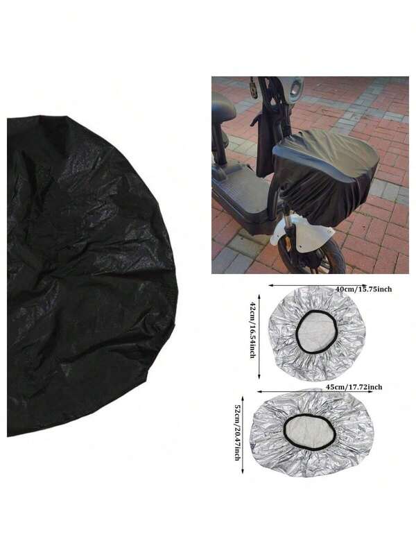 Electric Bicycle Basket Cover Waterproof Bike Basket Liner Rainproof Cover Fits For Most Bicycle Baskets Cushion Waterproof Kit