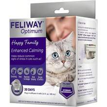 FELIWAY? Optimum 30 Day Cat Calming Plug In Pheromone Diffuser Starter Kit, 48ml - Helps Reduce Common Signs Of Stress In Cats &Amp; Kittens, Enhanced Calming - Trong suốt - Xem 2