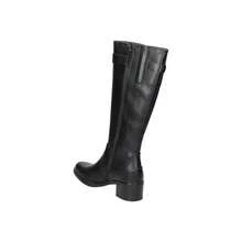 CHK10 | CHK10 Baiden 11 Stivali con tacco alto da donna – Stivali alti neri – Stivali casual con cerniera laterale – Comodo tacco medio – Alti fino al ginocchio – Versatili ed eleganti – Alla moda - nero - Visualizzare 5