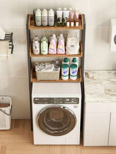 Szafka łazienkowa nad toaletę pralkę regał loft industrialny półki 165 cm