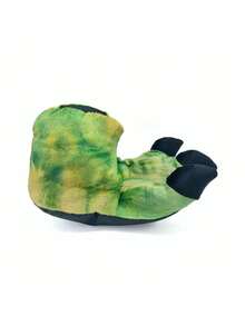 LULI PATOTAS Luli Pantuflas Garras de Dinosaurio para Niños. Cómodas y Divertidas. Tela Cálida y Suave, con Suela Antideslizante.  Ideales para interior del hogar, pijamas y fiestas de regalos -disfraces fantasía - verde menta - Ver 3