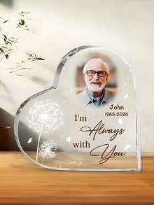 Custom Photo Your Wings Were Ready But My Heart Was Not - Memorial Personalized Custom Acrylic Plaque - Sympathy Gift For Family Members-18styles, Personalized Memorial Plaque - Sympathy Gift - Bereavement Gifts For Loss Of Loved One - Multicolor - View 14