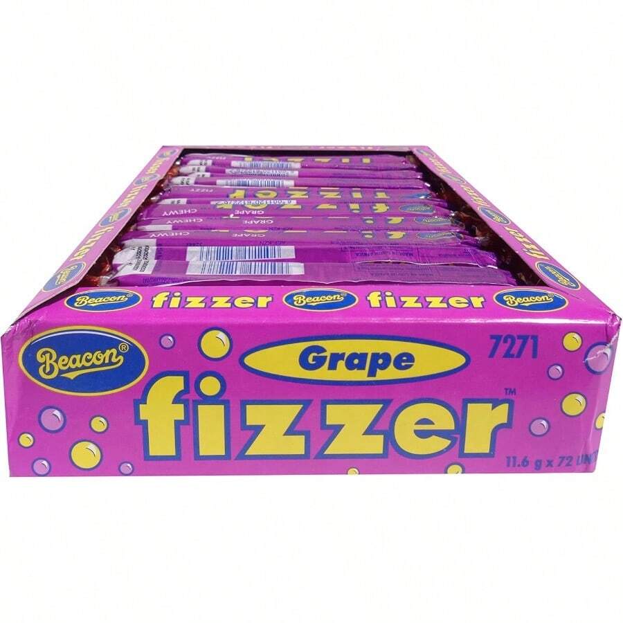 Grape Flavour Fizzer 72 X 11.6 Grams