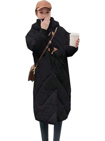 sy-[MMTYRM] ダウンジャケット レディース ロング ダウンコート フード付き オーバーサイズ コート ゆったり トップス 保温 防風 立ち襟 ジャケット ダウン レディース 韓国 ダウントップス.