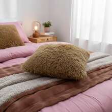 Cojin Con Pelo Alto MONT BLANK - Arcoiris - Ver 3