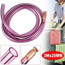 PVC Fuel Siphon Hose Copper Jiggler Jiggle Siphon Pump Water Pipe Kit - Purple - View 6