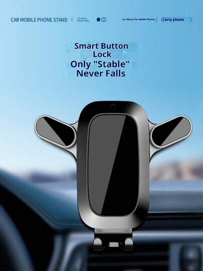 1 pieza Gancho en espiral para rejilla de ventilación de coche, soporte universal para teléfono con ventosa antivibración y de succión por gravedad