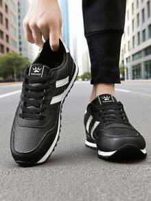 أحذية رياضية كاجوال للرجال، أحذية تدريب خفيفة الوزن وناعمة القاعدة، أحذية كاجوال مريحة بتصميم كلاسيكي، أحذية جلد الغزال عصرية متعددة الاستخدامات للخارج