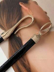 1 Piece Adjustable Belt For Women, High-End Fashion Casual New Waist Belt, Versatile Decorative Women's Waist Cincher, Fashionable Versatile Dress Belt, Thin Summer, School Autumn, Autumn, Halloween - 黑色 - 查看 2