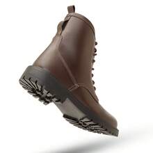 Men's Mid-Calf Military Combat Boot - 鏽棕色 - 查看 8