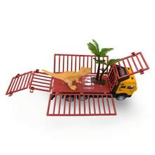 Friction-Powered Dinosaur Truck/Car – Jurassic Adventure To Collect And Have Fun With! - 綠色卡車 - 查看 4